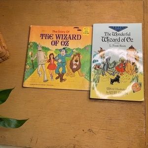 The Wizard Of Oz Book Bundle Of Two Paperback Books Children's And Chapter Book